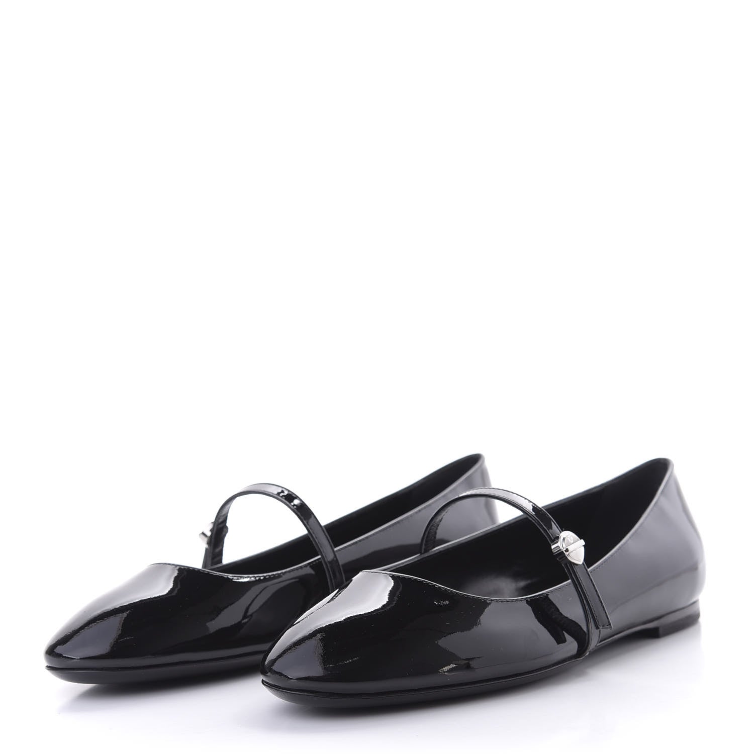 Louis Vuitton Patent Uniformes Ballet Flats 36.5 Black 3 of 10