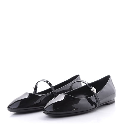 Louis Vuitton Patent Uniformes Ballet Flats 36.5 Black 3 of 10