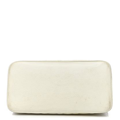 Chanel Caviar Quilted Medallion Tote White 9 of 22
