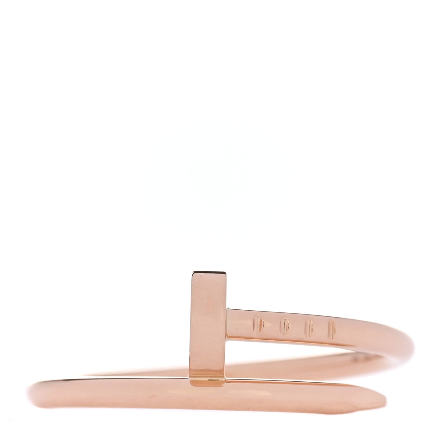 18K Pink Gold Small Juste Un Clou Ring 56 7.5