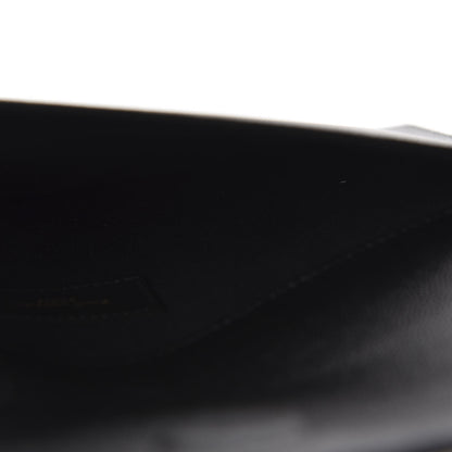 Saint Laurent Grain De Poudre Uptown Pouch Black 5 of 10