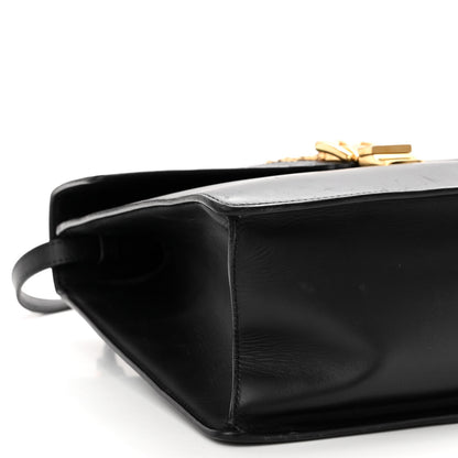 Gucci Calfskin Medium Sylvie Top Handle Bag Black 9 of 11