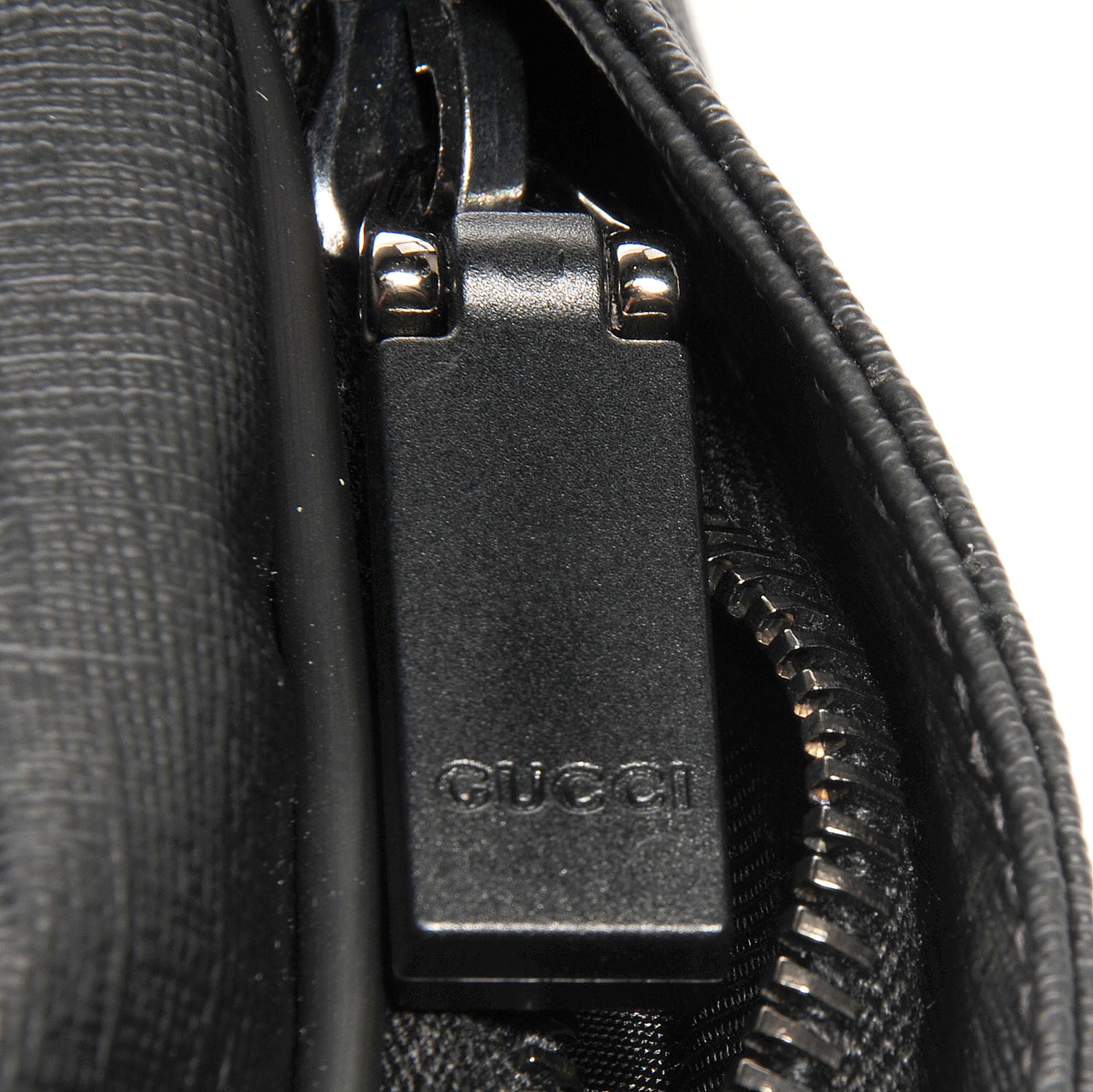 Gucci Coated Canvas Interlocking G Travel Backpack Black 8 of 9
