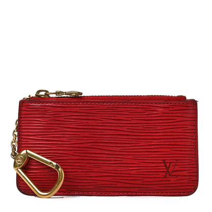 Louis Vuitton Epi Key Pouch Castillan Red 1 of 8