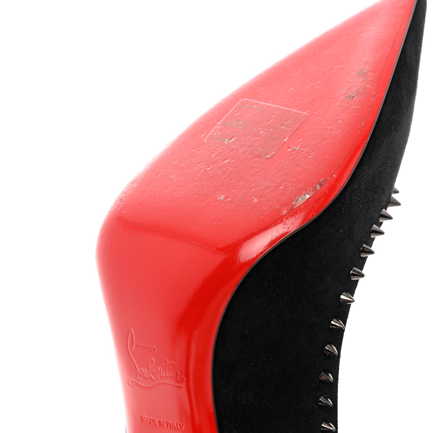 Christian Louboutin Veau Velours Anjalina 100 Pumps 39 Black 15 of 19