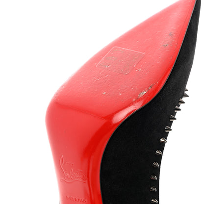 Christian Louboutin Veau Velours Anjalina 100 Pumps 39 Black 15 of 19