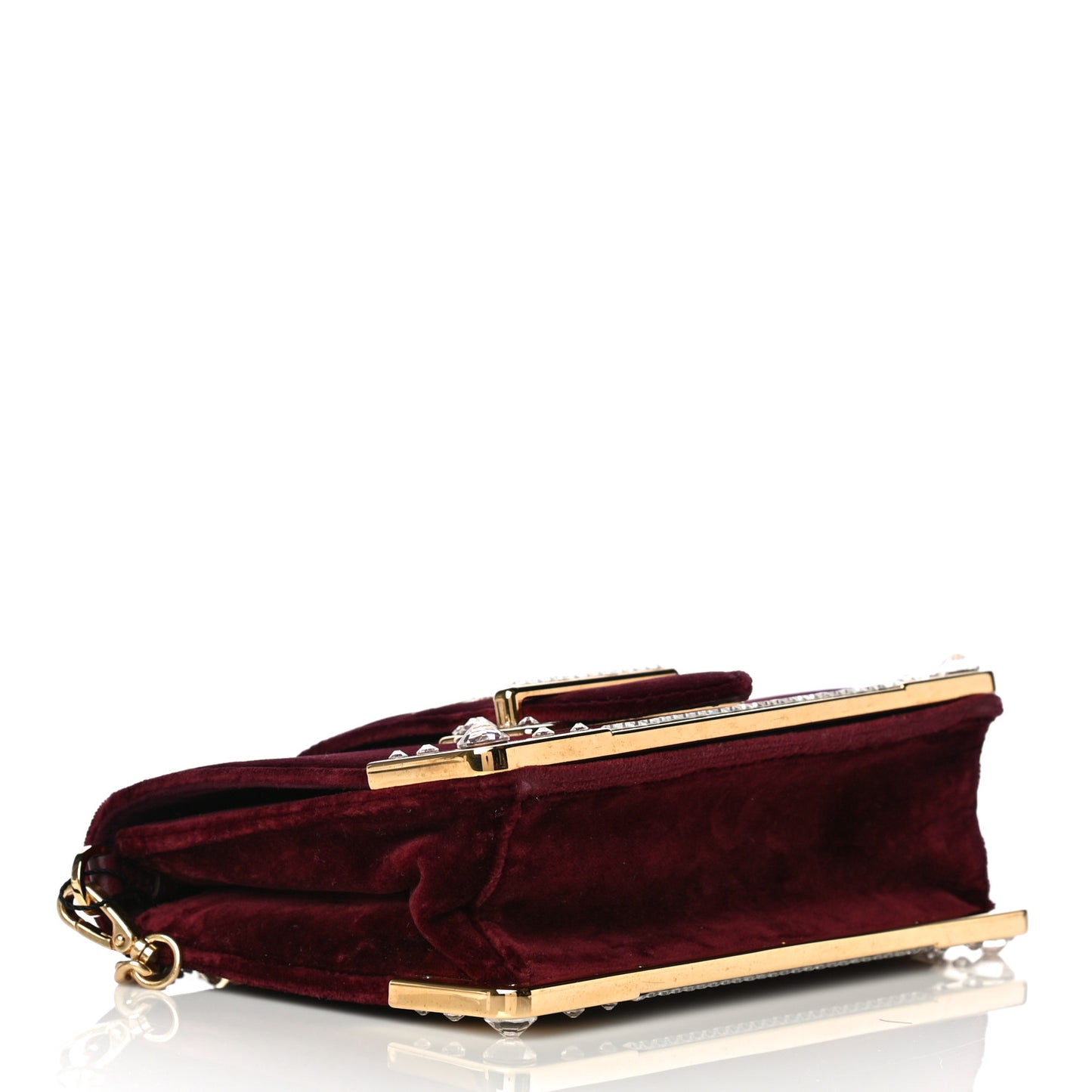 Velvet Crystal Cahier Shoulder Bag Ribes