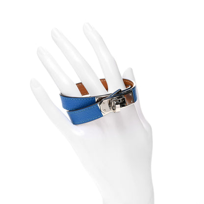 Hermes Chevre Mysore Kelly Double Tour Bracelet S Mykonos 2 of 6