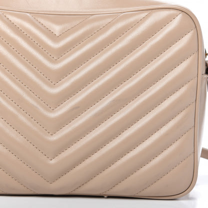 Saint Laurent Calfskin Matelasse Monogram Lou Camera Bag Nude Powder 11 of 11