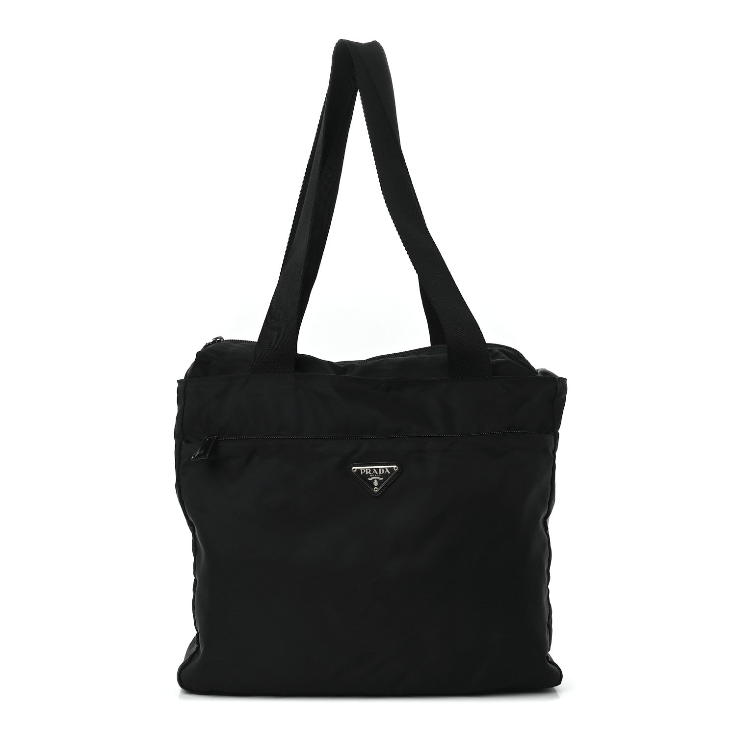 Prada Nylon Vela Large Zip Tote Black 1 of 11