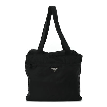 Prada Nylon Vela Large Zip Tote Black 1 of 11