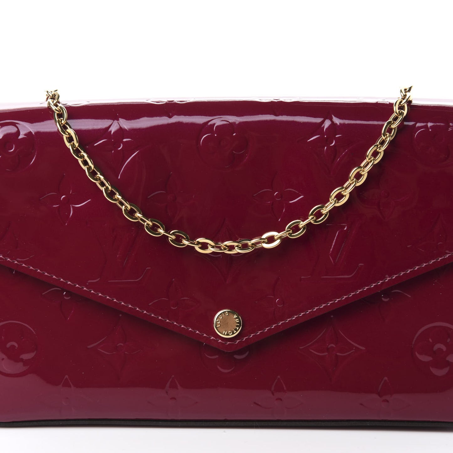 Vernis Felicie Chain Wallet Magenta