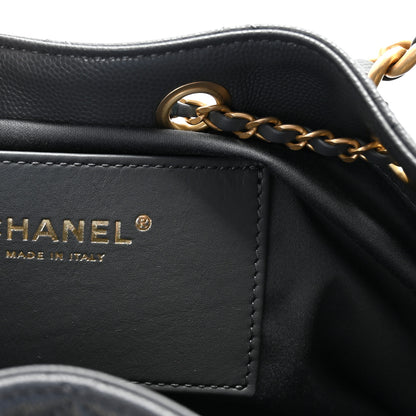 Chanel Caviar Quilted Small Chanel 25 Handbag Dark Grey 6 of 10