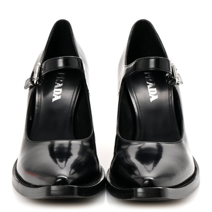 Prada Spazzolato Mary Jane 90mm Pumps 40.5 Black 3 of 8