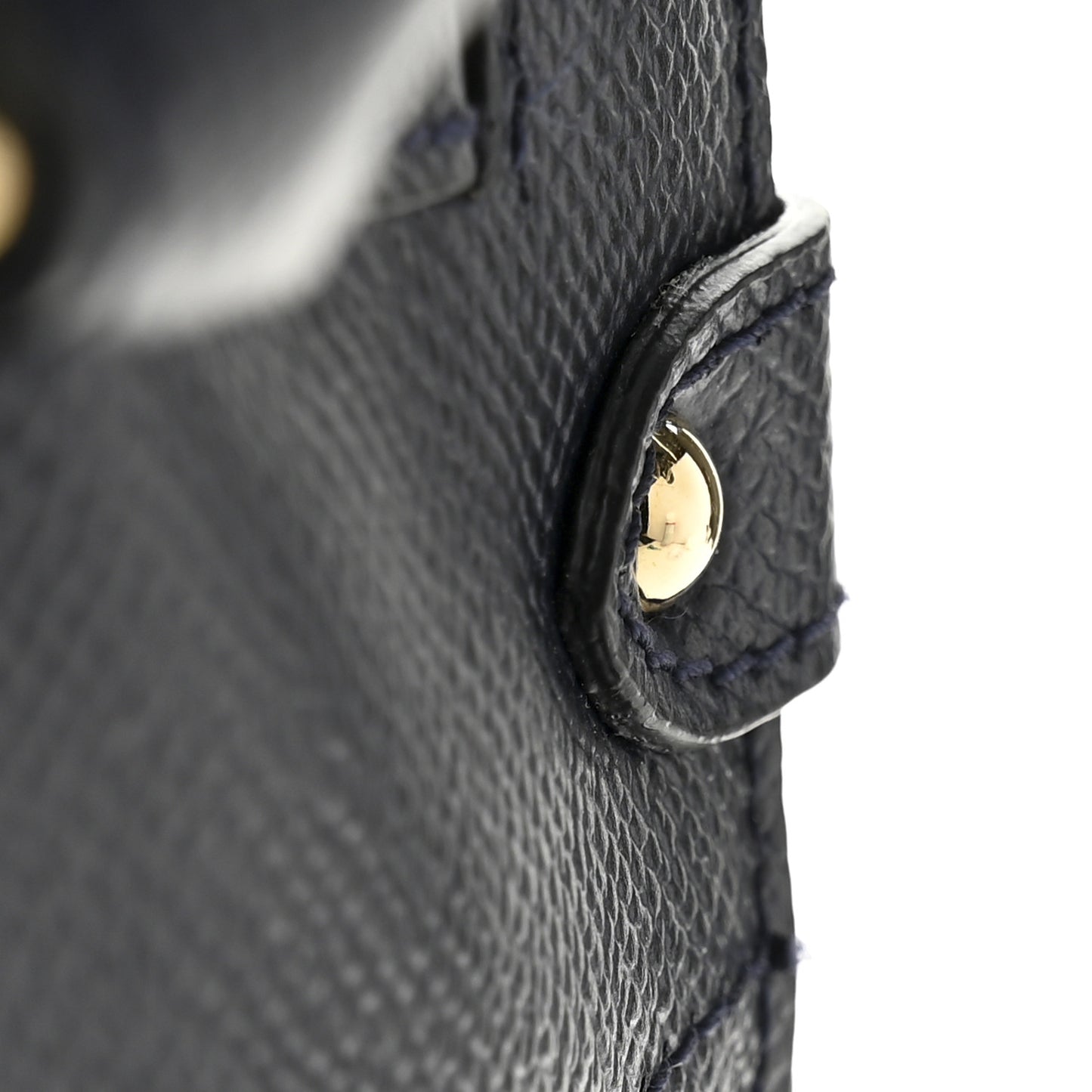 Calfskin Briana Tote Navy
