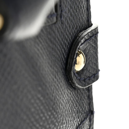 Salvatore Ferragamo Calfskin Briana Tote Navy 10 of 10