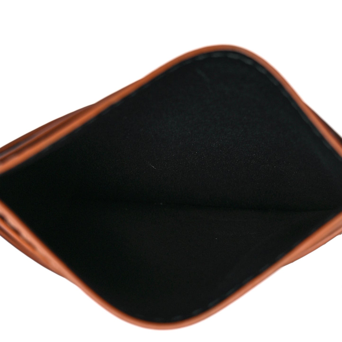 Calfskin Puzzle Card Holder Black
