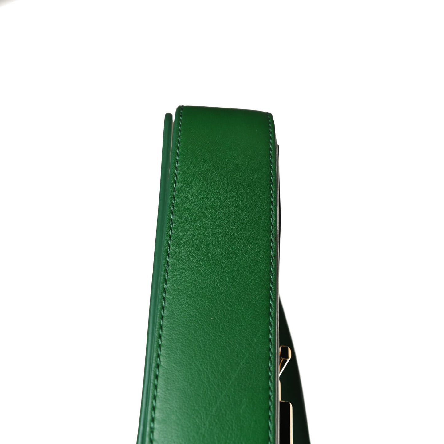 Vitello Dolce Shiny Nappa 3Baguette Shoulder Bag Green