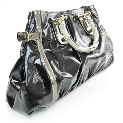 Gucci Dialux Pop Bamboo Handle Tote Black 3 of 7