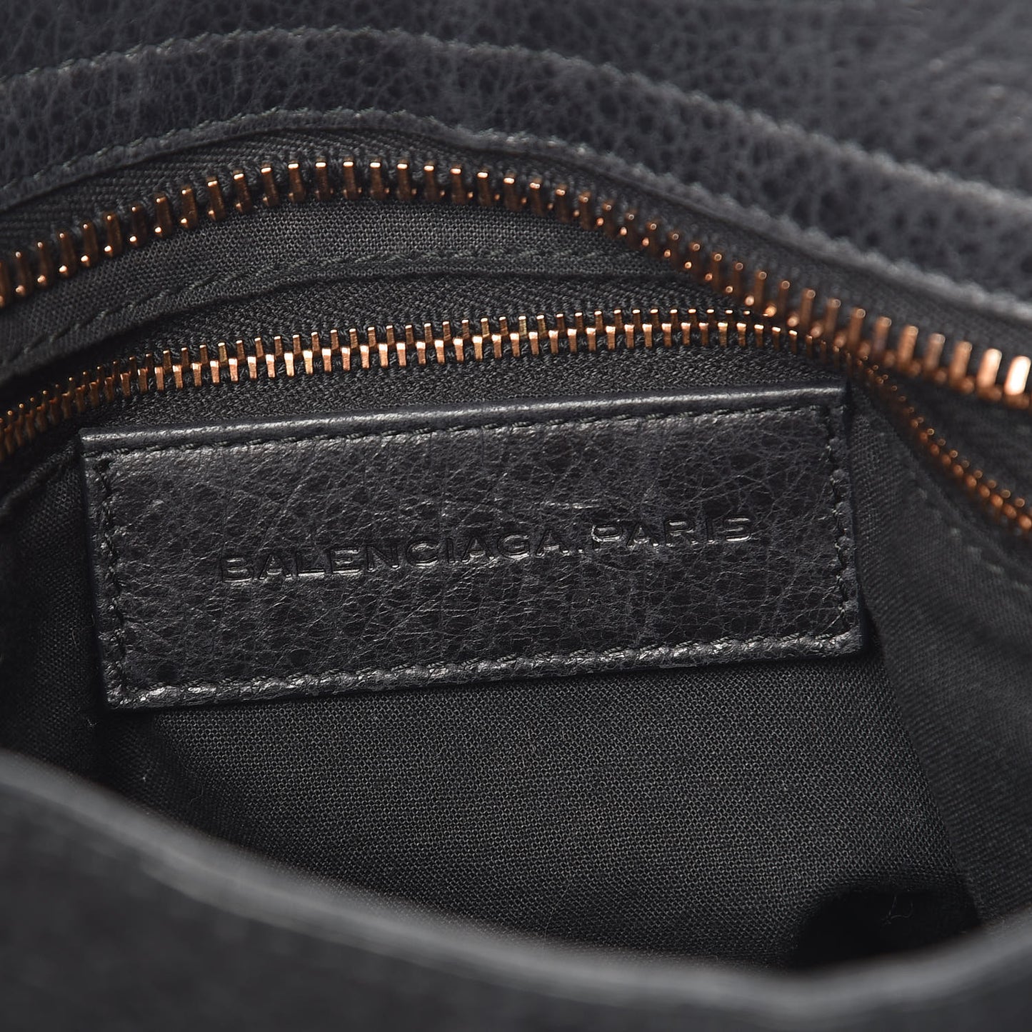 Agneau Giant 21 Rose Gold Hardware City Black