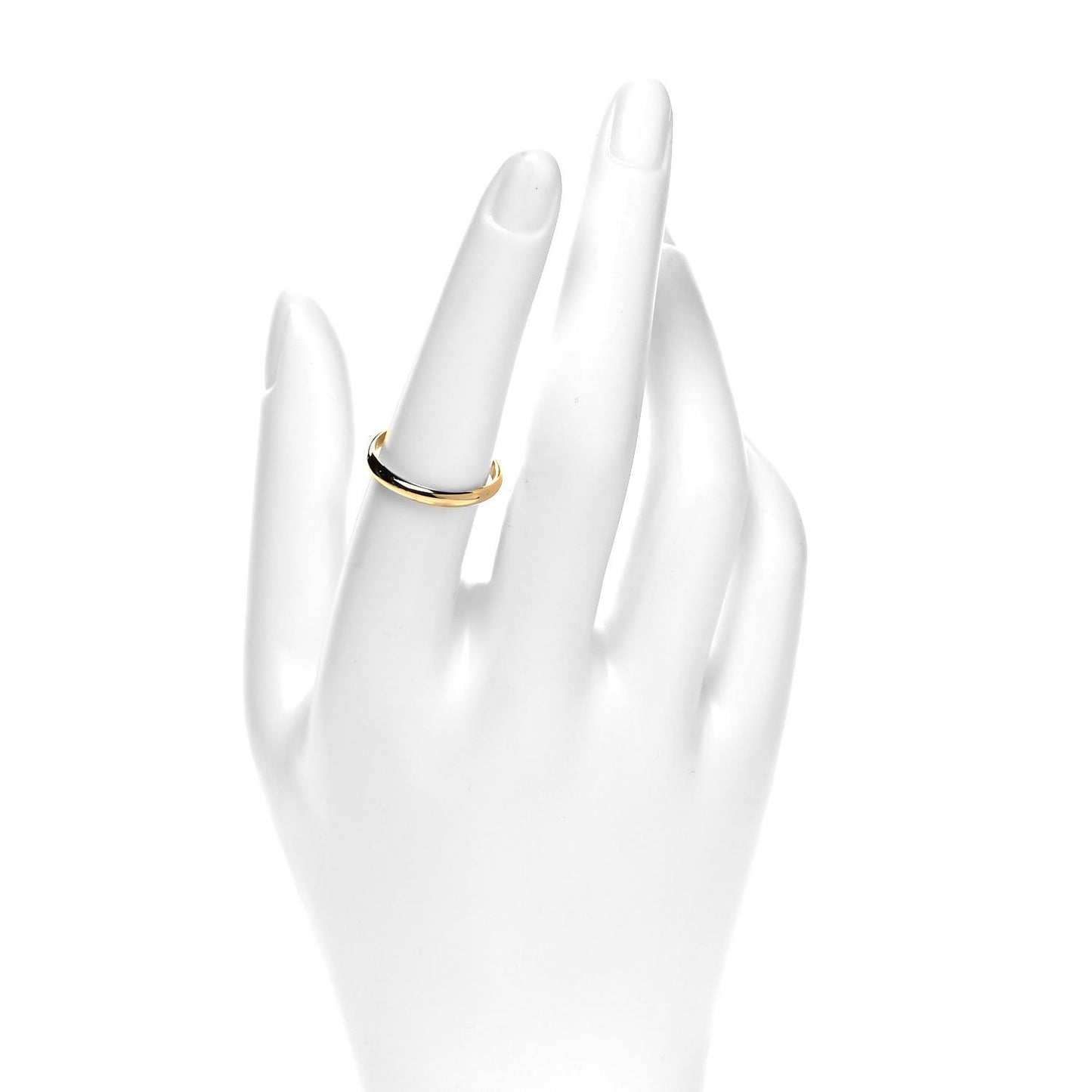 18K Yellow Gold 2.5mm 1895 Wedding Band Ring 55 7.25