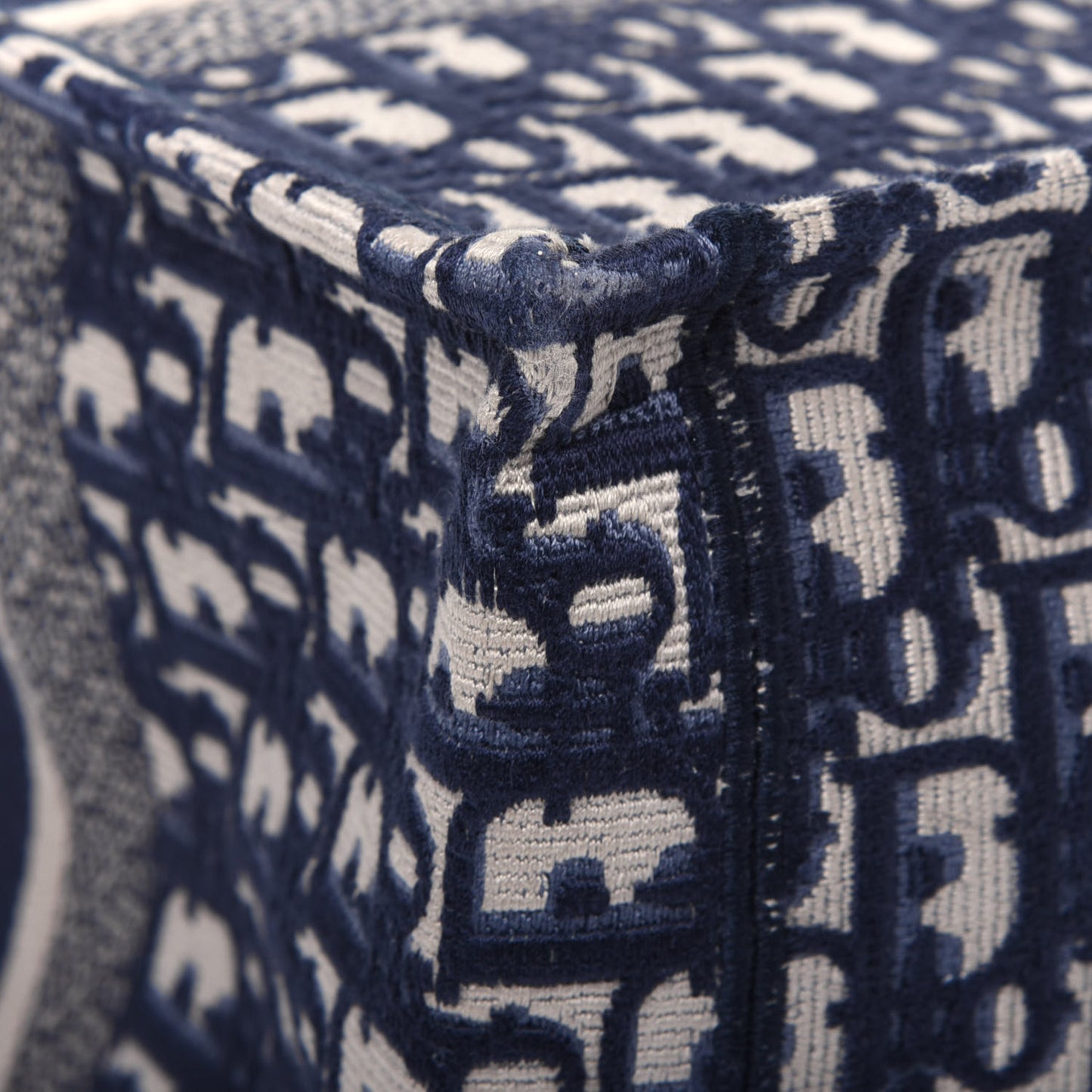 Oblique Medium Book Tote Blue Multicolor