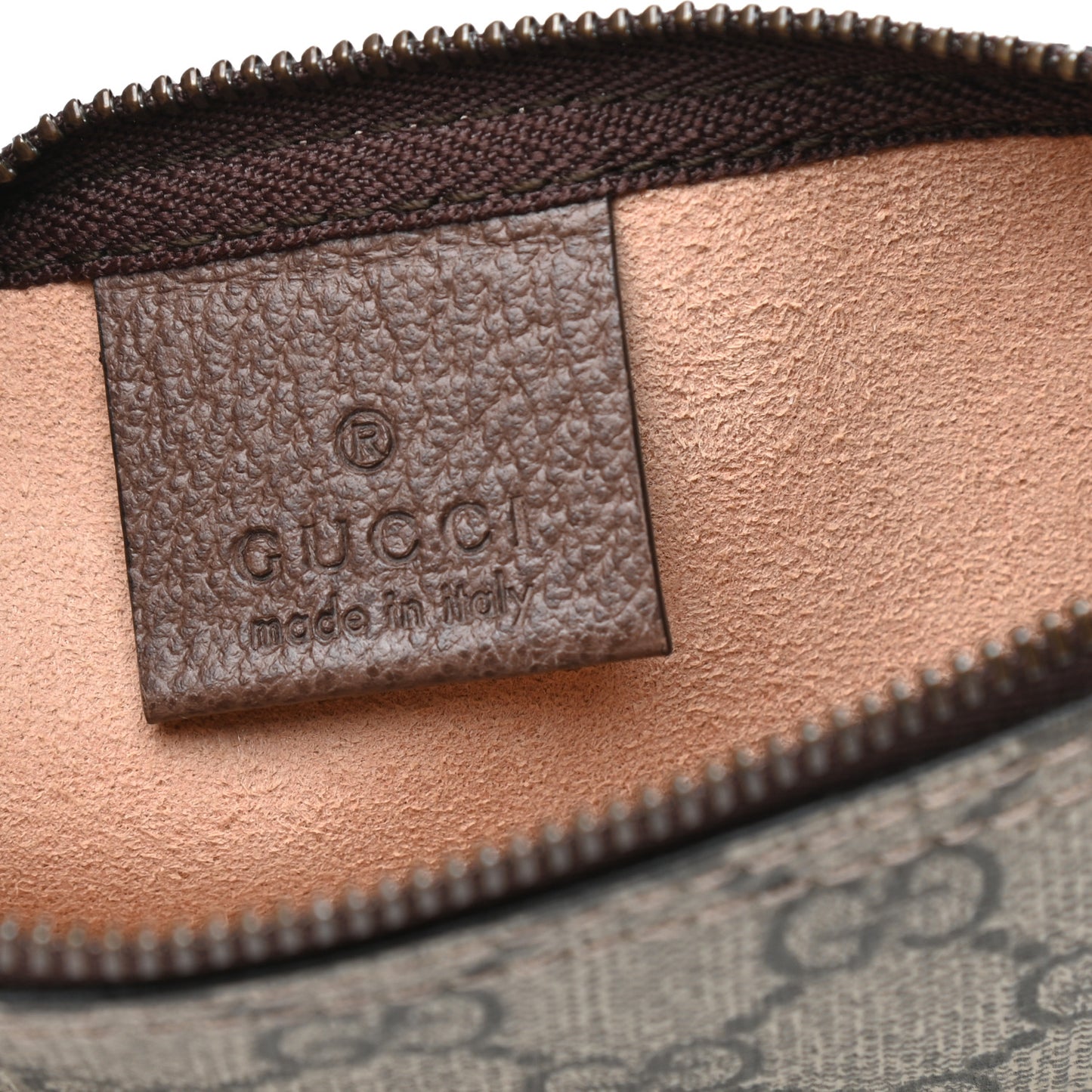 GG Supreme Monogram Web Ophidia Tote Brown