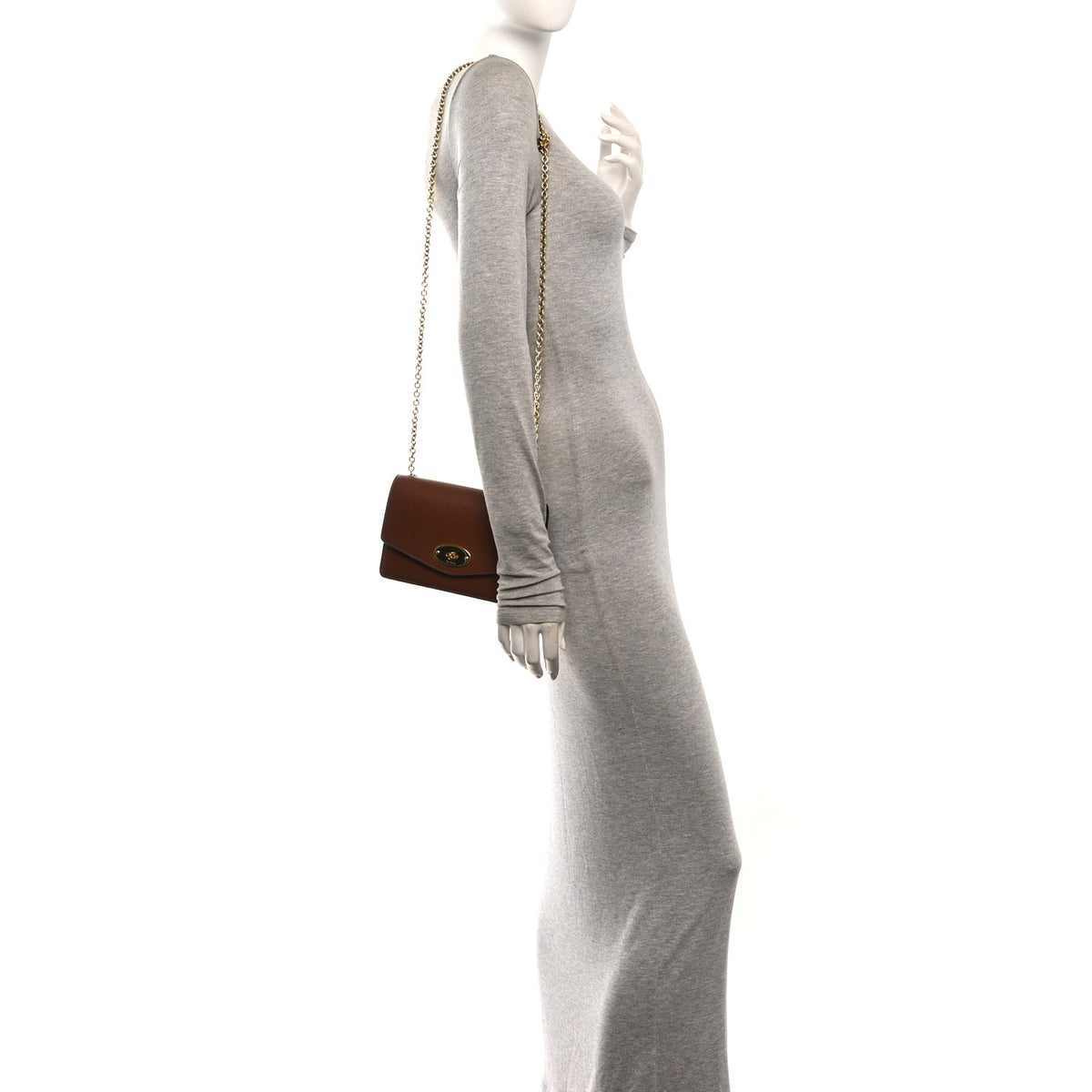 Mulberry Small Classic Grain Calfskin Small Darley Oak 2 of 9