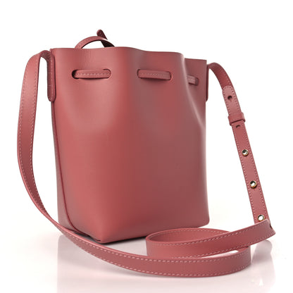 Mansur Gavriel Calfskin Mini Bucket Bag Blush 3 of 10