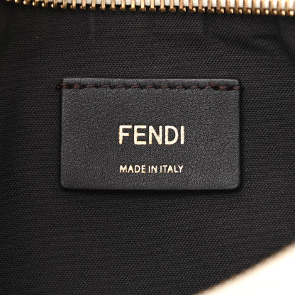 Fendi Vitello Grace Matte Small Fendigraphy Hobo Bag White Ice 6 of 11