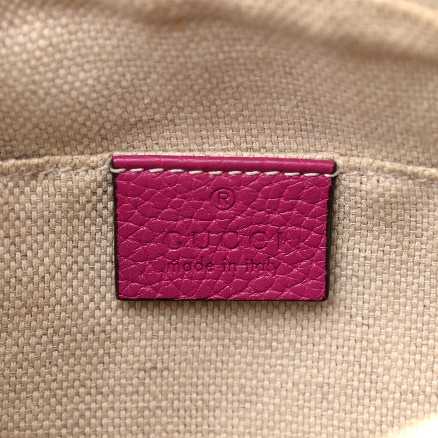 Cellarius Calfskin Small Soho Disco Bag Bright Bouganville