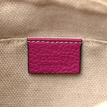 Gucci Cellarius Calfskin Small Soho Disco Bag Bright Bouganville 6 of 15