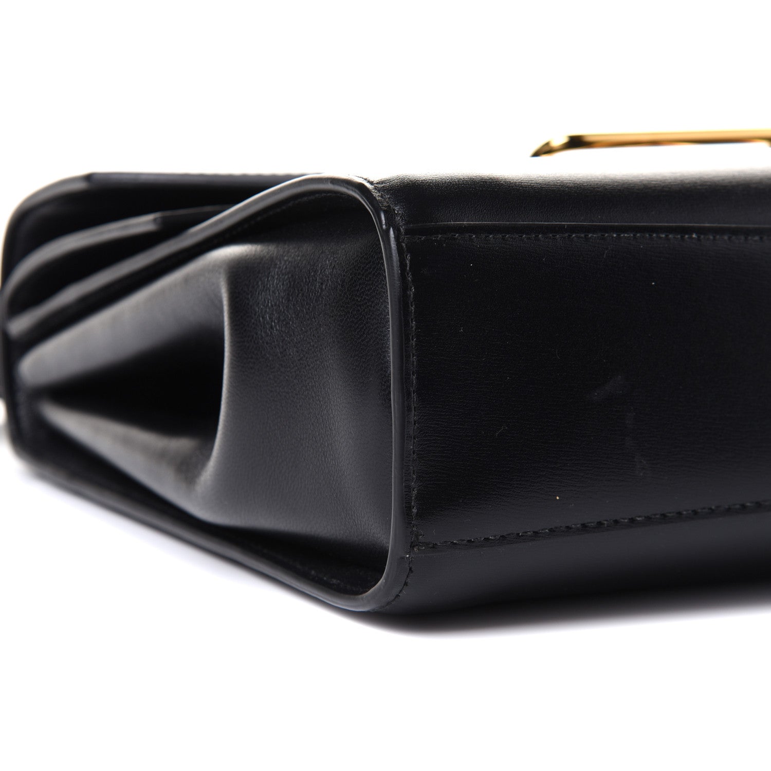 Bottega Veneta Box Calfskin Nappa Clip Bag Black 8 of 10