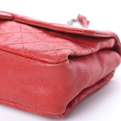 Chanel Caviar Quilted Medium Simply CC Flap Red 11 of 21