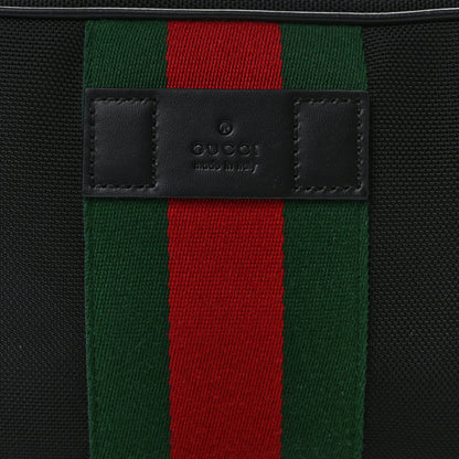 Gucci Canvas Web Slim Belt Bag Black 8 of 10