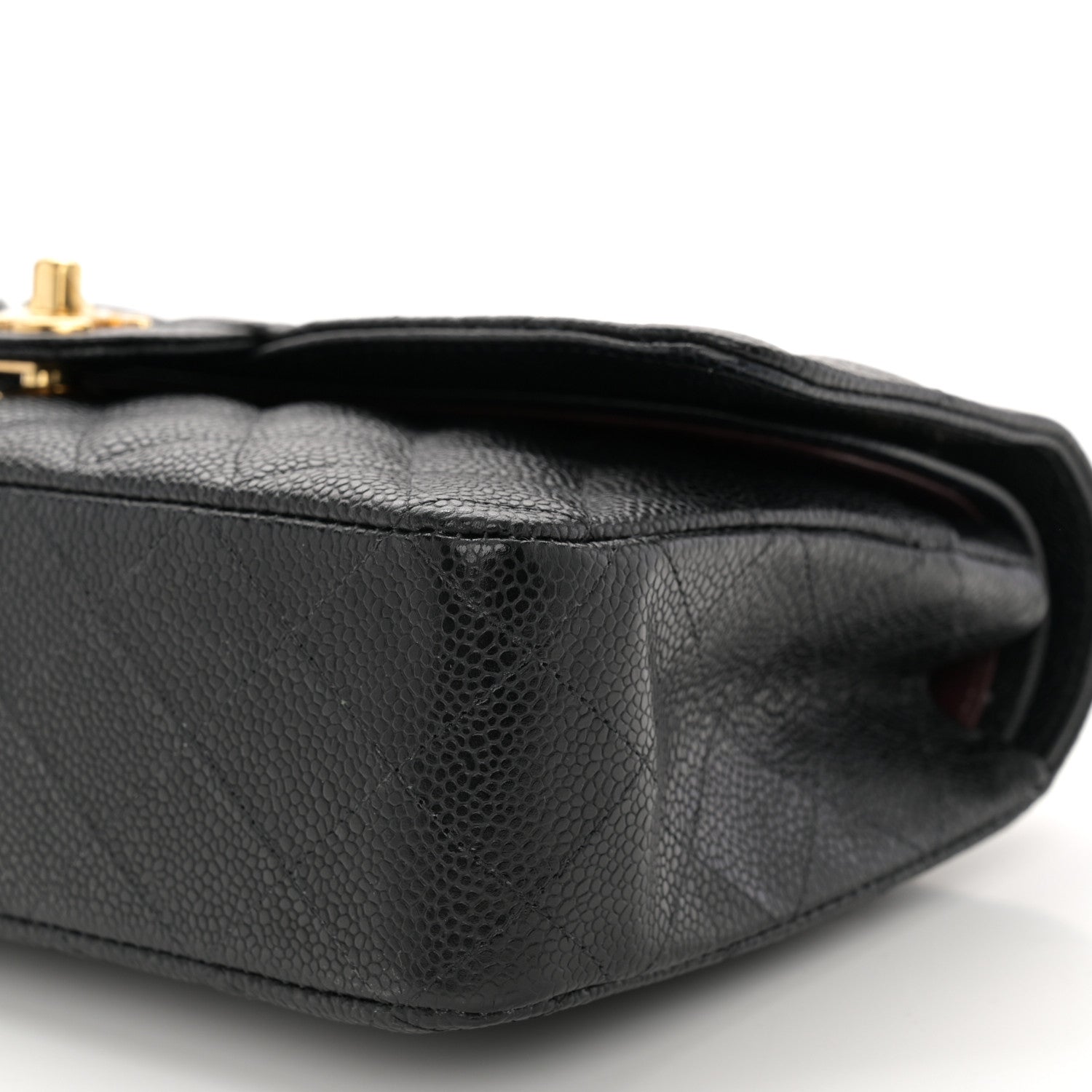 Chanel Caviar Quilted Medium Double Flap Black 9 of 11