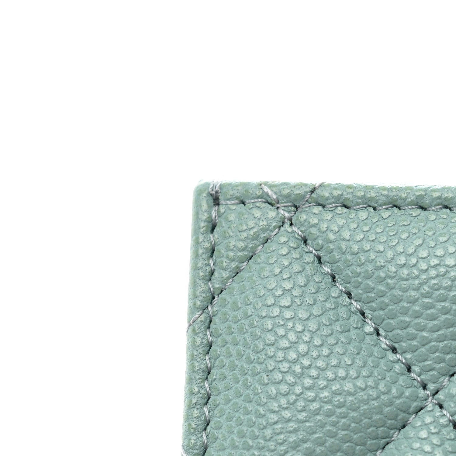 Chanel Caviar Quilted Passport Holder Light Blue 11 of 12