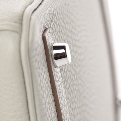 Hermes Togo Birkin 25 Gris Perle 6 of 34