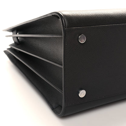Saint Laurent Grained Calfskin Small Sac De Jour Fog 10 of 11