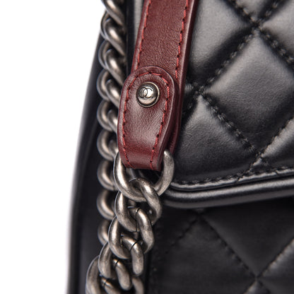 Chanel Calfskin Quilted Large Prestige Top Handle Flap Black 13 of 21