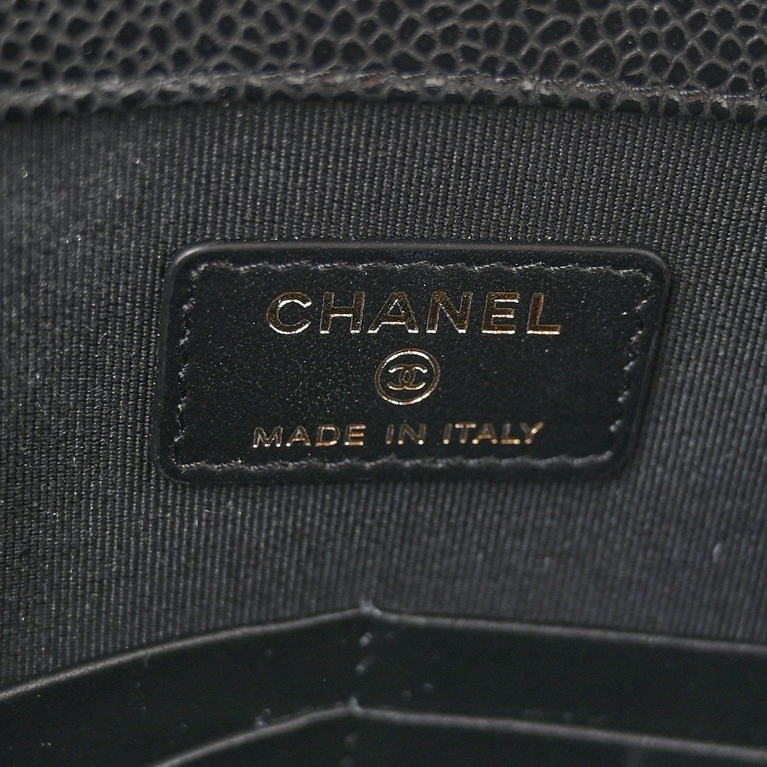 Chanel Grained Calfskin Envelope Clutch With Chain WOC Black 6 of 11