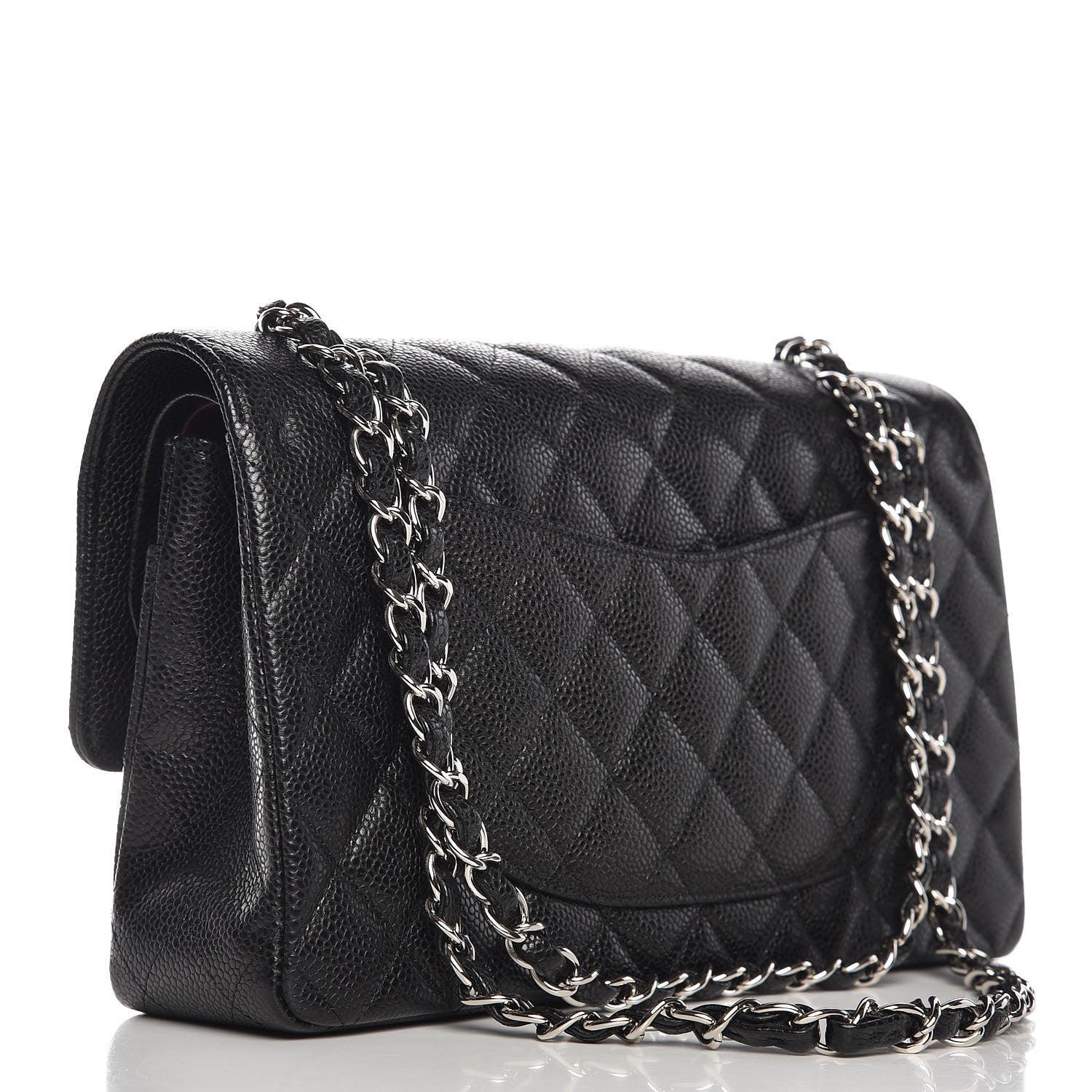 Chanel Caviar Quilted Medium Double Flap Black 4 of 10