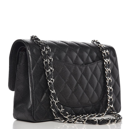 Chanel Caviar Quilted Medium Double Flap Black 4 of 10