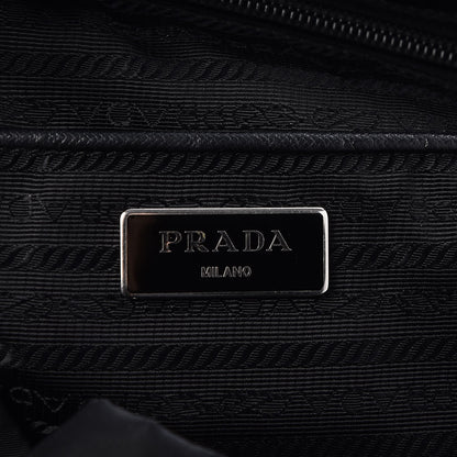 Prada Tessuto Nylon Saffiano Vela Backpack Black 6 of 8