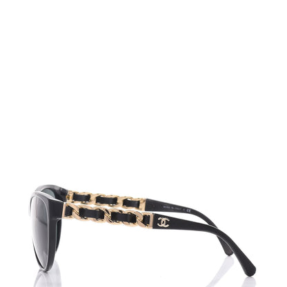 Chanel CC Chain Sunglasses 5215Q Black 5 of 10
