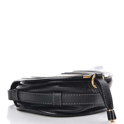 Chloe Calfskin Mini Marcie Round Crossbody Bag Black 4 of 11