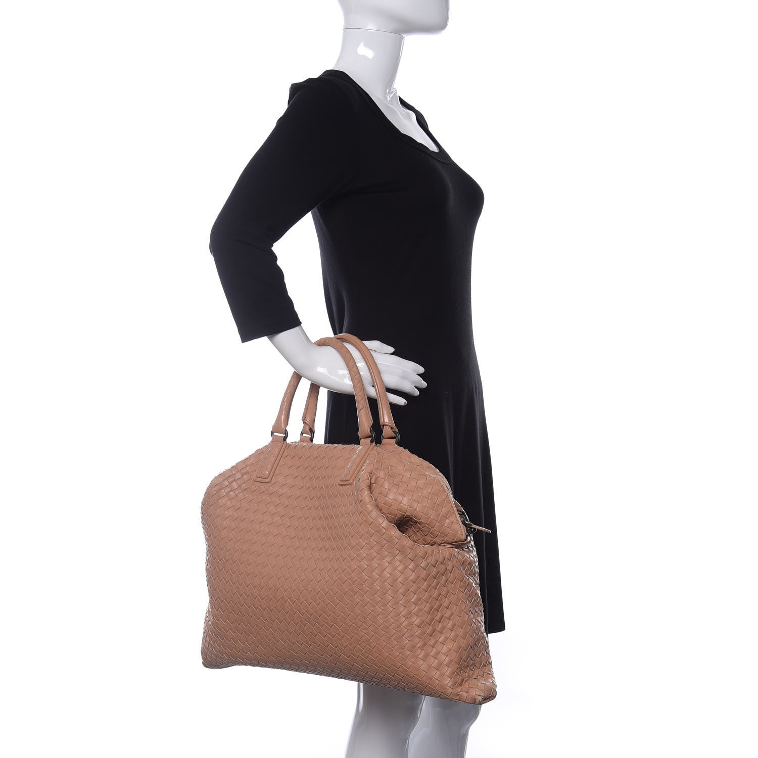 Bottega Veneta Nappa Intrecciato Maxi Convertible Tote Dahlia 2 of 17
