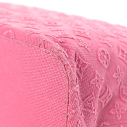Louis Vuitton Monogram Denim Neverfull MM Rose 10 of 12