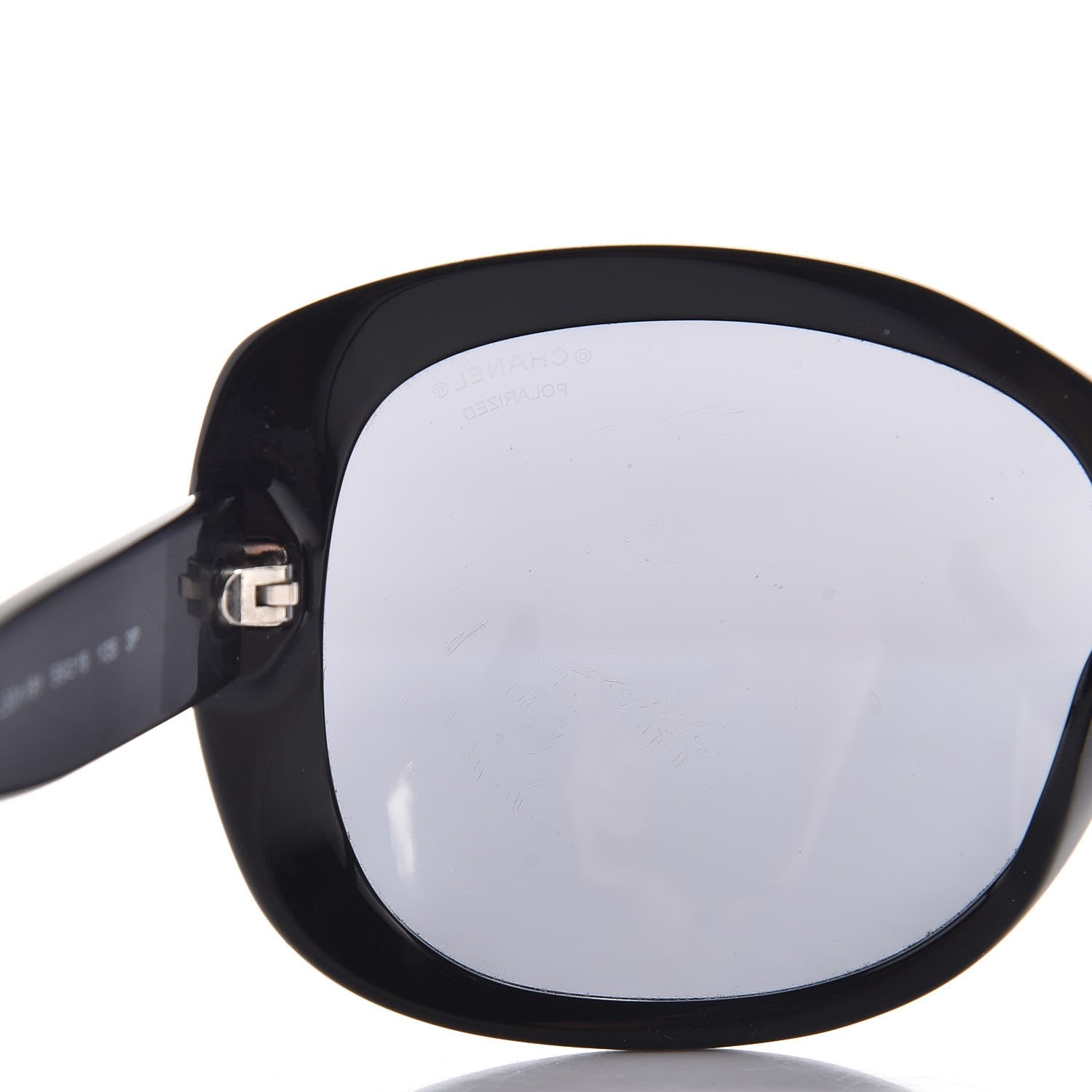 Chanel CC Polarized Sunglasses 5183 Black 9 of 10