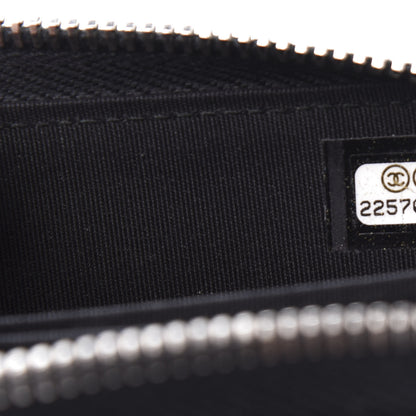 Chanel Patent Quilted Coco Boy Zip Coin Purse Black 9 of 10